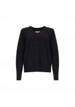 Great Plains Carice Knit V-Neck Jumper (Black) AW23